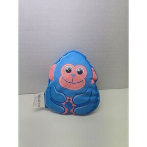 Cute Blue monkey Plush Pillow Decorative Cushion‎ Ocean Theme Nursery Room Decor